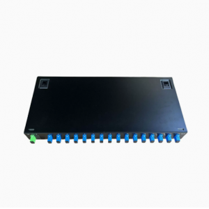 电信级机架式分光器1-16光分路器SC/UPC机房19寸光分路盒